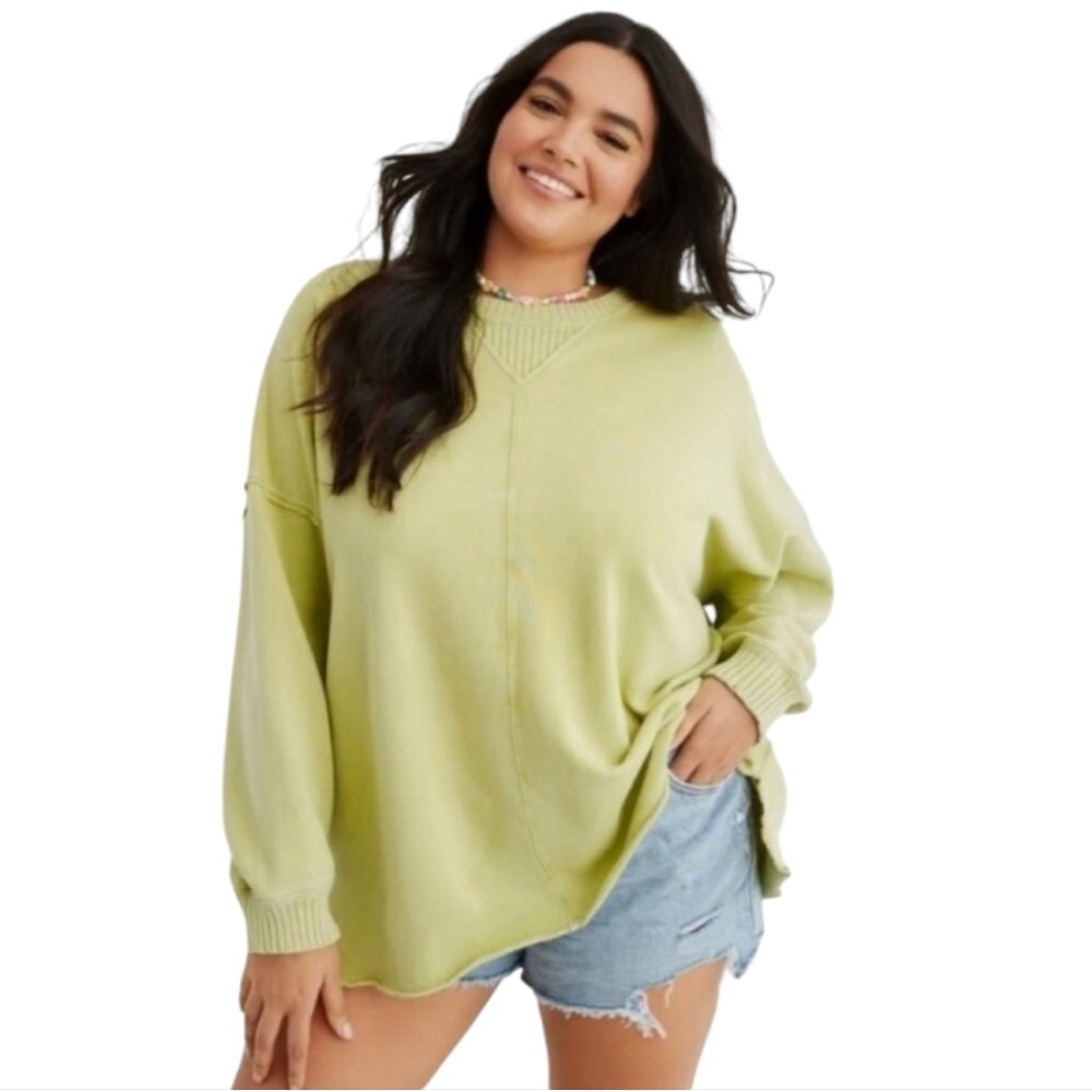 Aerie Light Green Sweatshirt
